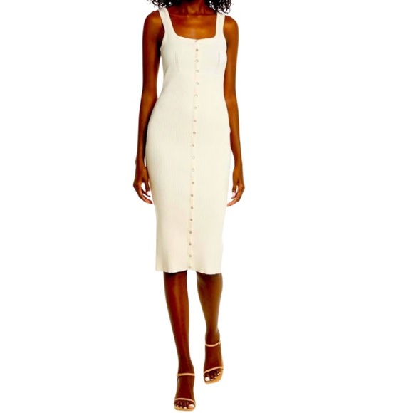 NWT | Guess Midi Button Down Dress - Picture 1 of 3